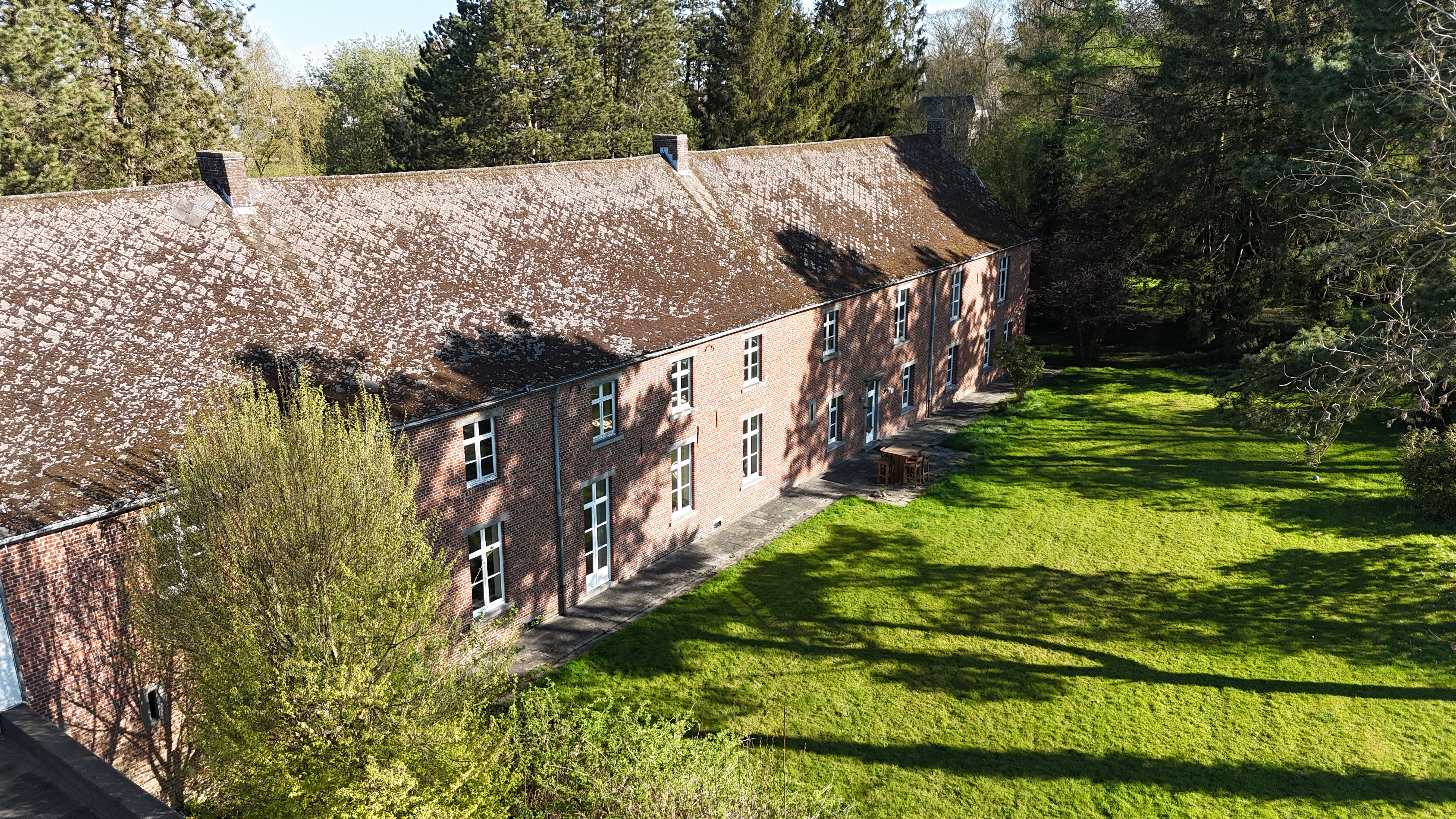 Photo drone terrain à bâtir Charleroi